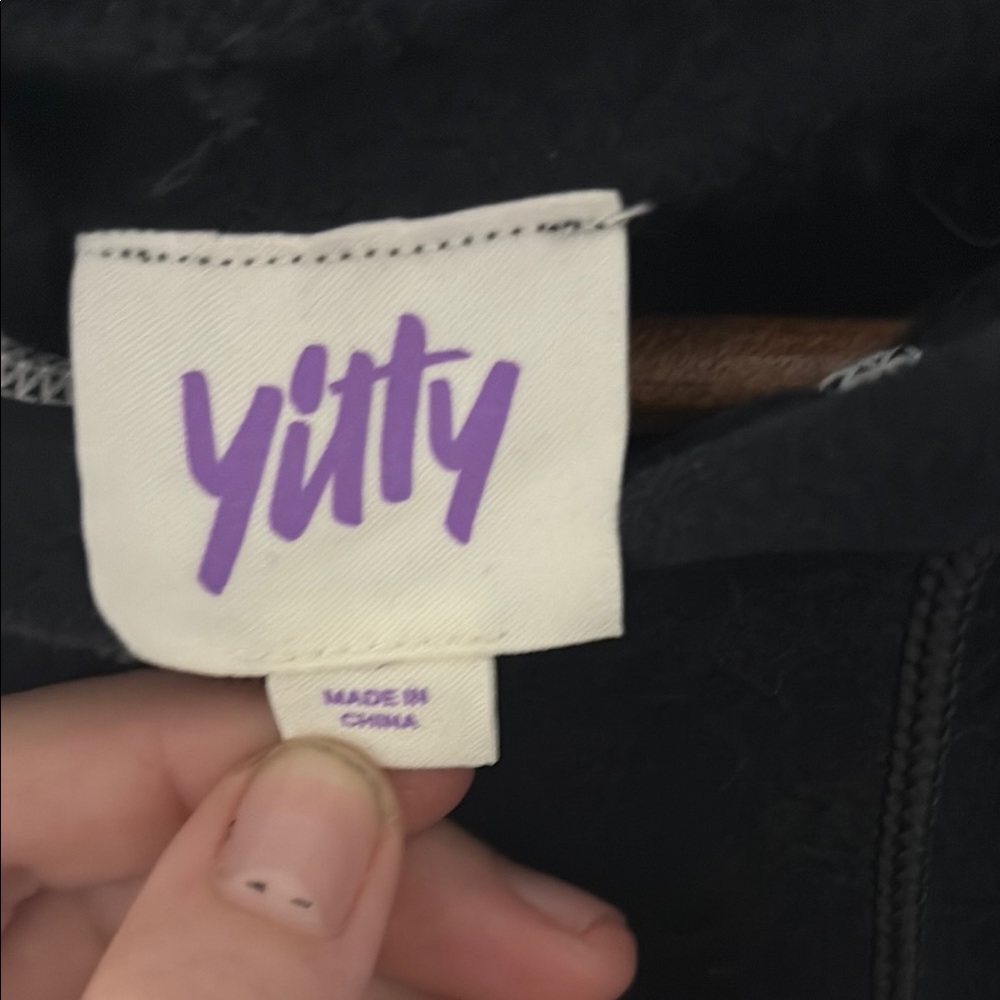 YITTY Black Casual Cotton Sweater - Picture 2 of 3